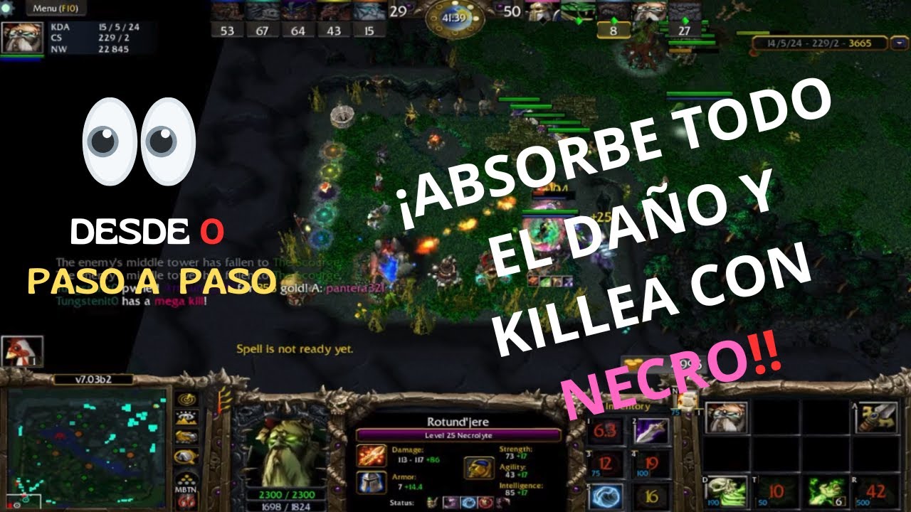 🥇DOTA GUIAS TOP 8: COMO jugar NECROLITE (INMORTAL)