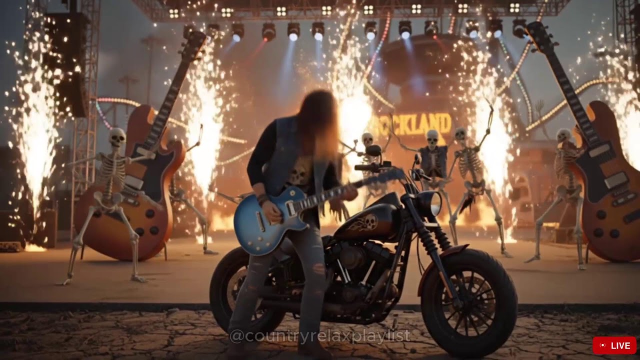 Texas Fire & Southern Rock 2025 | Hottest Outlaw Country & Guitar Hits | Lynyrd Skynyrd & The Eagles