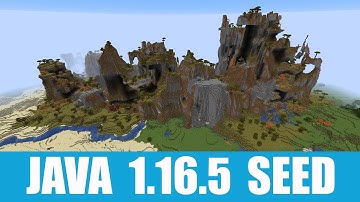 Minecraft Java 1.16.5 Seed: Two glorious shattered savanna villages and ruined portal at spawn