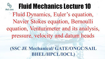 Fluid Mechanics : lecture 10 for GATE, SSC JE, PSU and ESE