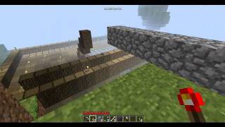 minecraft simple piston bridge