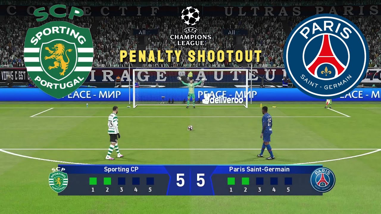 Sporting vs PSG - Penalty Shootout | UEFA Champions League 2025/26 | eFootball PES