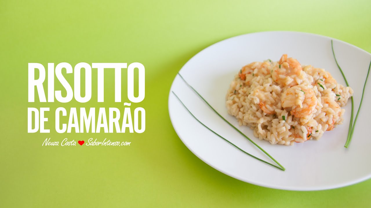 ⁣Risotto de Camarão