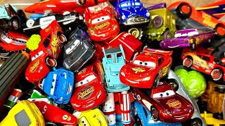 Looking for Disney Pixar Cars: Lightning McQueen, Francesco, Serg, Sally, Ramone, Cruz, Storm, Hicks