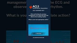 ACLS Megacode 3 Q10 Answer Key #aclsmegacode #acls #reels