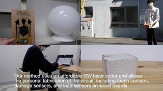 Fabricating Wooden Circuit Boards by Laser Beam Machining