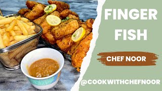 Finger Fish Fry By Chef Noor How To Make Easy Fish Fingers Fries Fish Fingers Fries Recipe