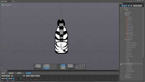 zebra Spine 2D skin animation for game ZooPunks