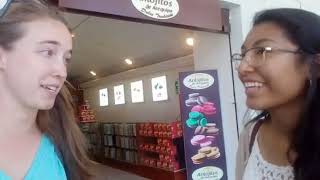 Interview with a tourist about recycling