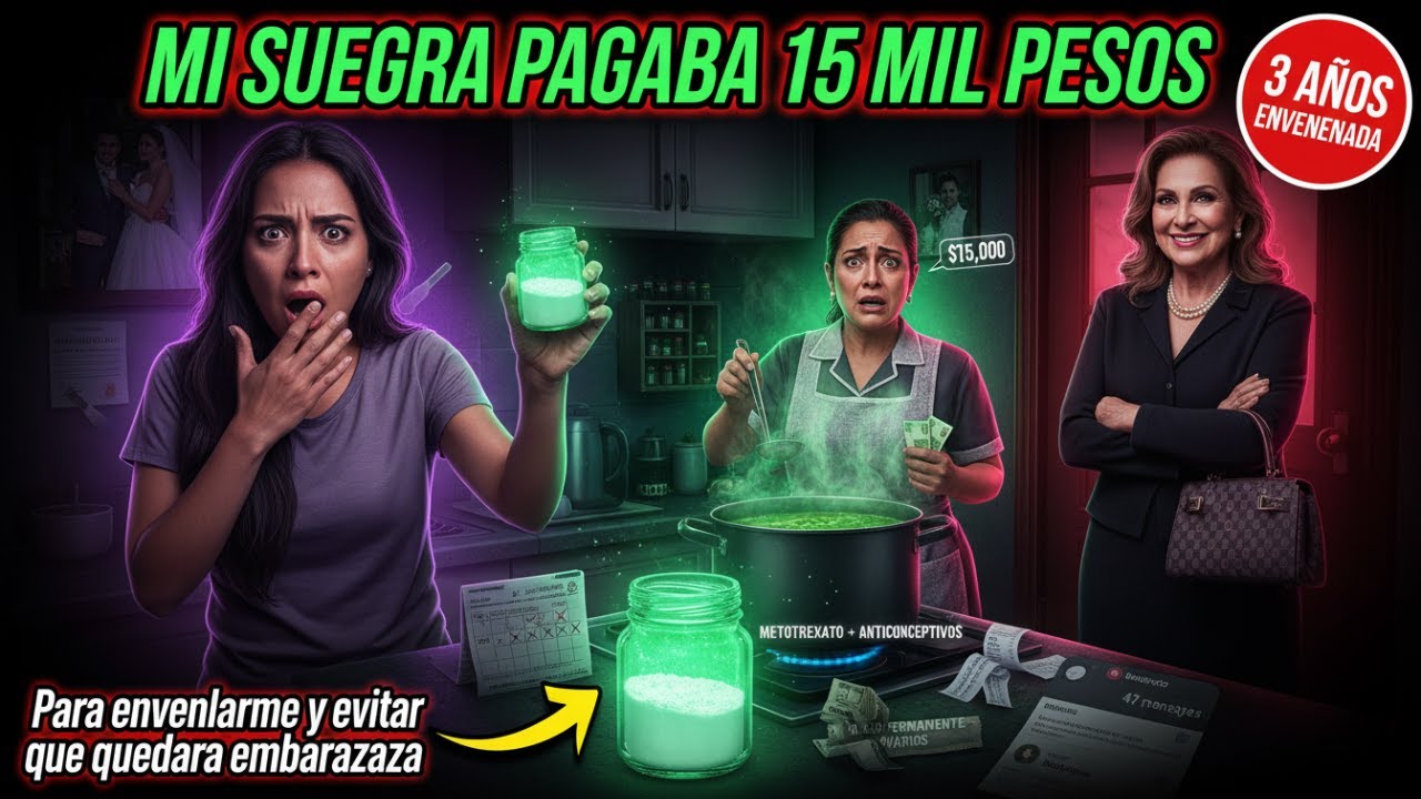 Descubrí que mi suegra pagaba 15 mil pesos mensuales para ponerme anticonceptivos en la comida