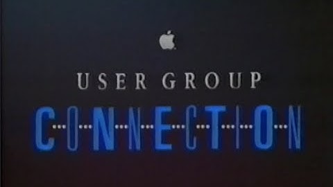 Apple User Group Connection - January 1989 - Apple VHS Archive