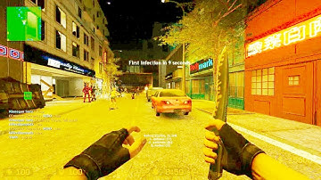 Counter Strike Source - Zombie Escape mod online gameplay on Atix Apocalypse Map