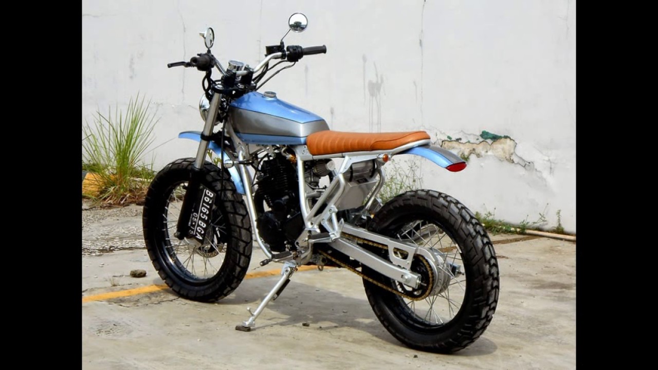 Video Modifikasi Motor Klasik Yamaha Scorpio Modif Scrambler