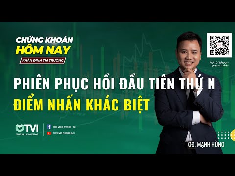 Chứng khoán hôm nay – Nhận định thị trường ngày 13/10: Phiên phục hồi đầu tiên thứ N – Sự khác biệt