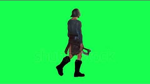 Man green screen video download 3d man is walking Chromakey animation rendering buy in telegram bio