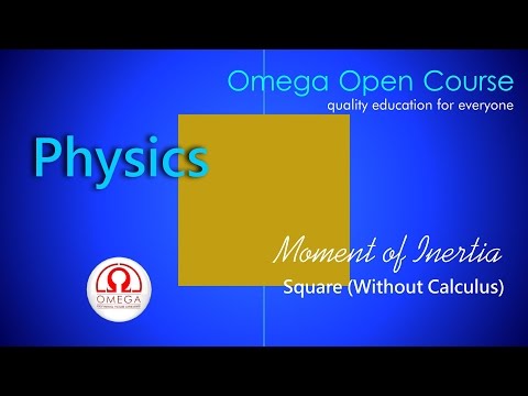 Moment of Inertia of Square Plate (Without Calculus)