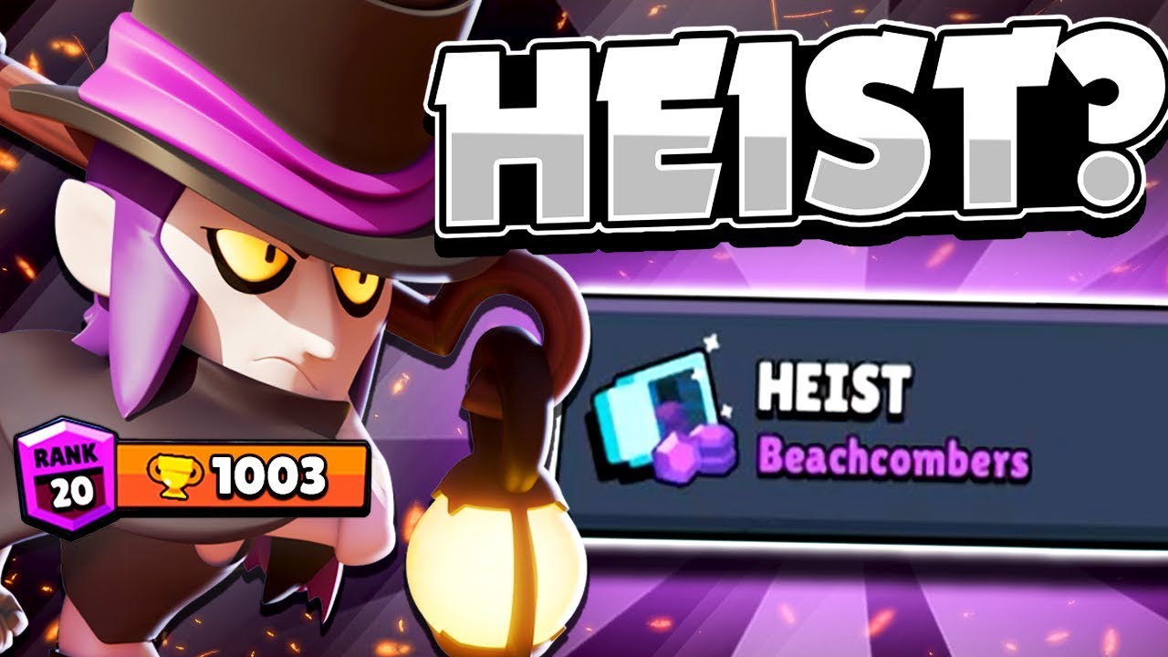 1000 Trophy Mortis In Heist Dont Do This Pro Gameplay Brawl Stars Youtube - best heist characters brawl stars
