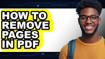 How to Remove Pages in Pdf (updated)