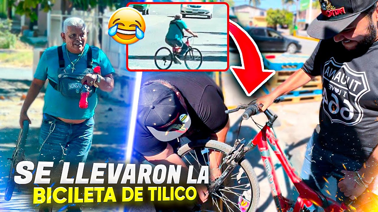 TILICO LE DEJARON LA PURA LLANTA DE LA BICILETA / se la aplicamos jaja (PATRÓN NETO)