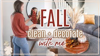 FALL CLEAN AND DECORATE WITH ME  2021 \/\/ FALL DECOR \/\/ FALL HOME TOUR 2021