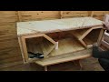 Wooden Tv Stand // How to make a modern wooden tv stand?