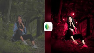 New Snapseed Background Colour Change Tricks 🔥 | Snapseed Photo Editing | Face White Photo Editing