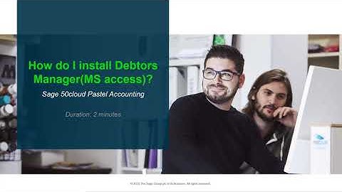 Sage 50cloud Pastel ZA - How do I Install Access Debtors Manager?