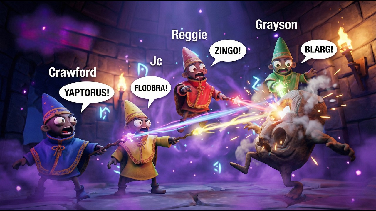 We Have To Say Spells OUT LOUD In This Funny Wizard Game!| YAPYAP