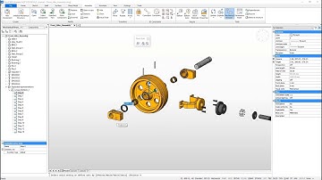 How to Create an Exploded View of an Assembly - BricsCAD Mechanical