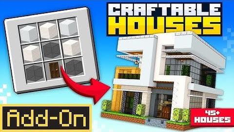 CRAFTABLE HOUSES Add-On Showcase | Minecraft Marketplace