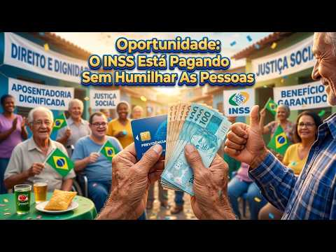 Oportunidade: INSS Está Pagando Sem Humilhar as Pessoas