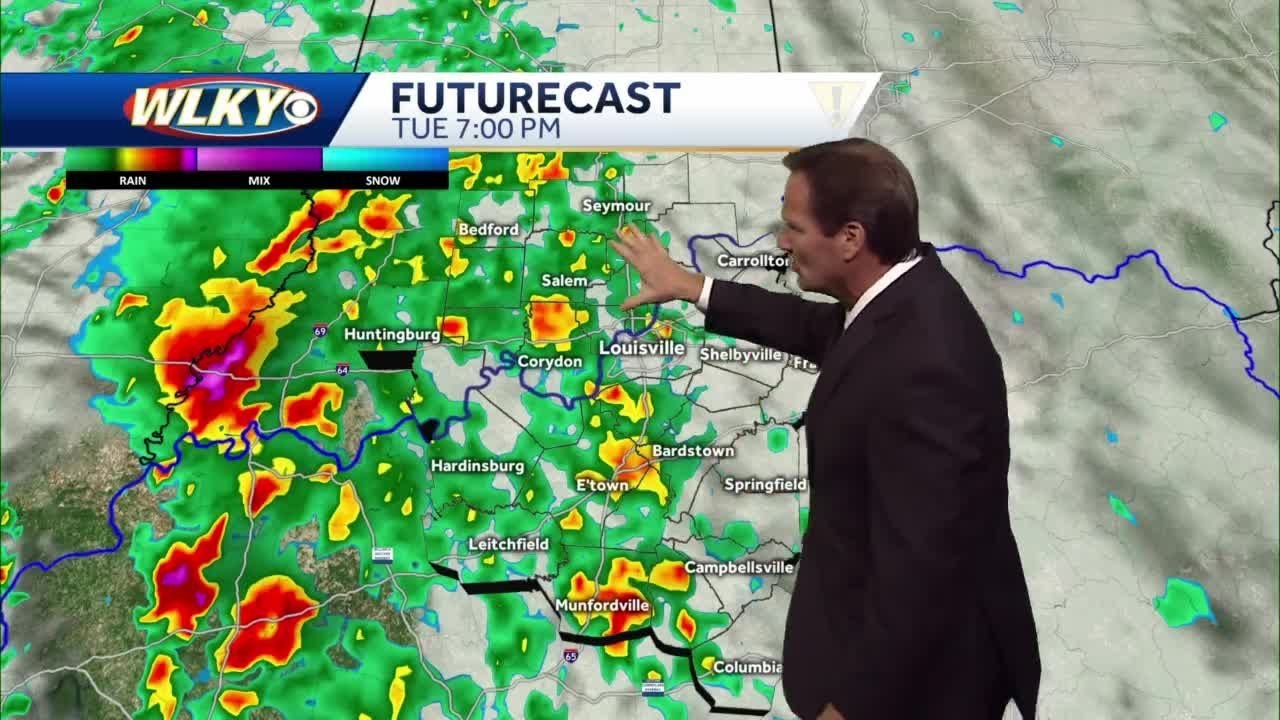 Rain chances increase late tomorrow - YouTube