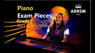 Grade 7 (All 9) ABRSM Piano Exam Pieces 2023 & 2024 Syllabus【Andrew the Piano Junkie】