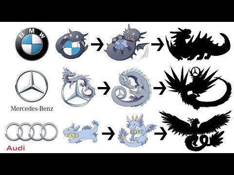 what-if-mercedes-benz,-bmw,-audi-logos-were-pokemon-evolutions-?