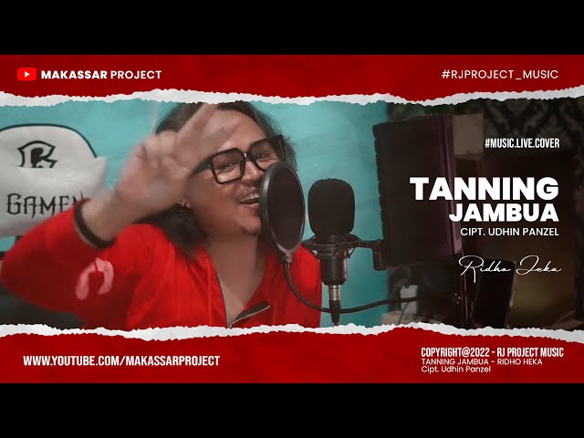 LAGU MAKASSAR I TANNING JAMBUA I Udhin Panzel ( Live Video Cover by Ridho Jeka ) class=