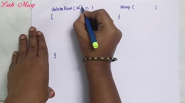 Heap tree - deletion operation with programming logic in Ds || 54 |is |Data structures in telugu