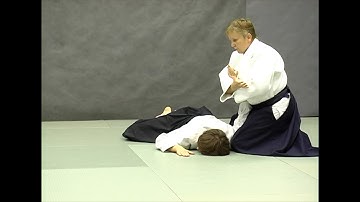 Kata dori men uchi sankyo (omote) | Справочник техник айкидо | Aikido techniques reference