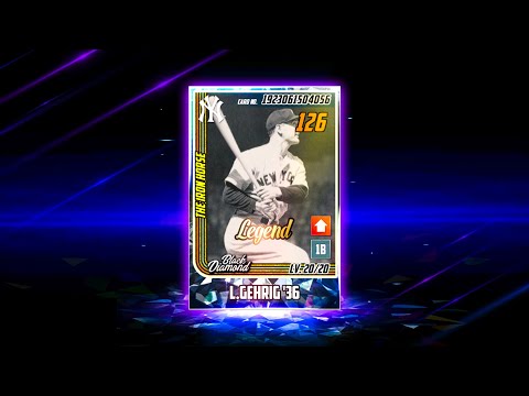 MY NEW BLACK DIAMOND LEGEND LOU GEHRIG! - YouTube