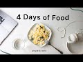 Everything i cook in 4 days realistic simple  vegan