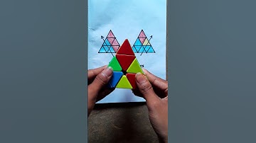 pyraminx cube trick 😀😍#shorts #rubikscube #trending #viralvideo #cubing #cube #cubeskingamrit