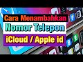 Cara Menambahkan Nomor iCloud