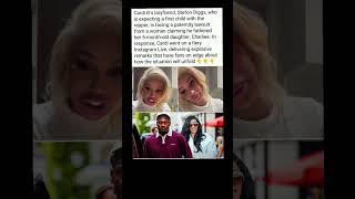 Cardi B's FIERY Response To Paternity Shock!🔥#love#news #viral #celebritygossip #cardib #stefondiggs