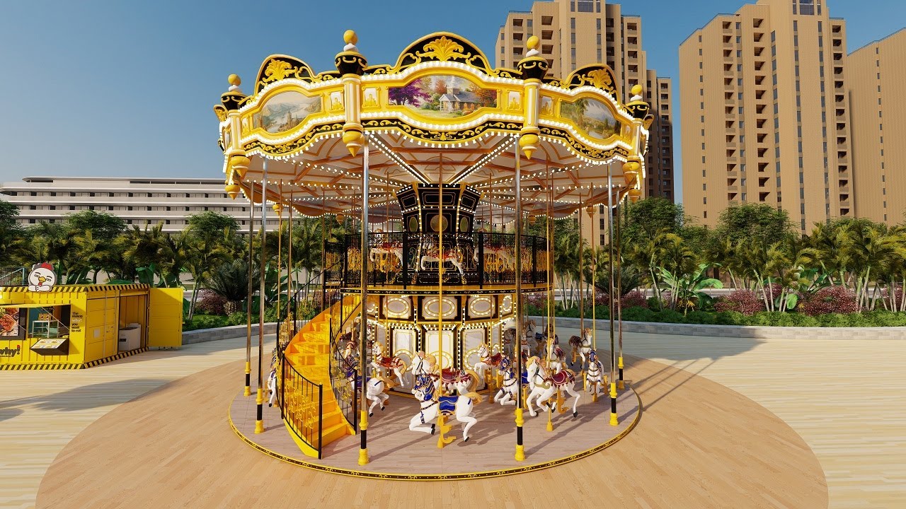 ロイヤルダブルデッカーカルーセル – Caresuelメーカー