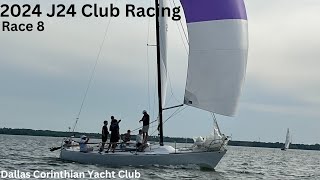 J29 Wednesday night club racing Race 8. With onboard crew conversation and tactics.