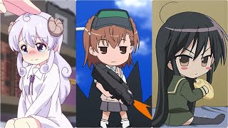 Cutest Hand-Sized Girls in Anime | Funny Moments 面白いアニメの手の大きさ女の子