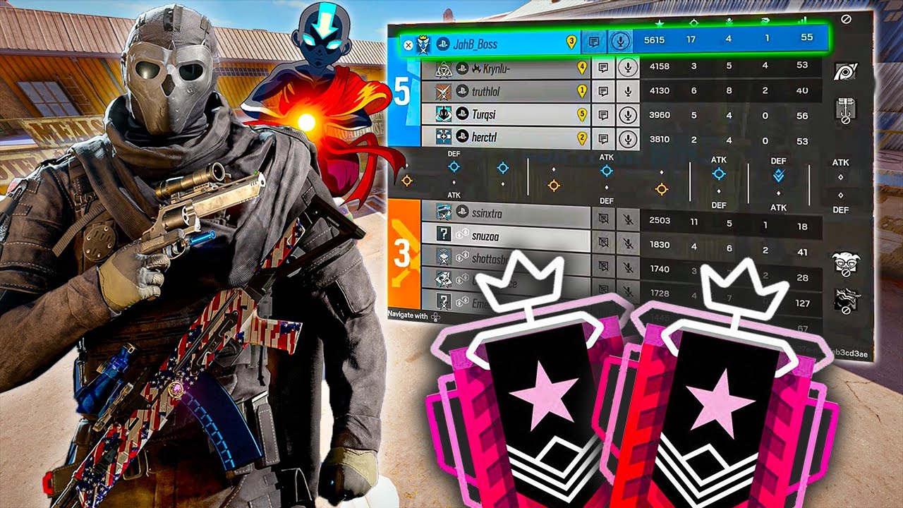 CRAZY *4.25KD* CHAMPION RANKED FULL GAME - Rainbow Six Siege