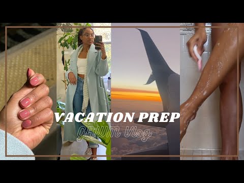 GRWM Vlog: Vacation Prep | ASOS Haul, Drone Unboxing,  Nails, Home Wax, Shopping, Packing & More ...