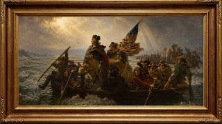 Washington's Crossing of the Delaware | Revolutionary War Inspired 4K Frame TV Art | 2 Hours