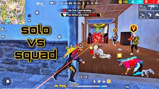 SOLO vs SQUAD Map Match⚡Full Gameplay 🦄 pc palyer Bappy Gaming
