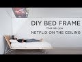DIY Bed with Ceiling Projector | WATCH MOVIES ON THE CEILING